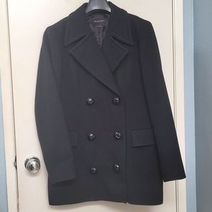 Massimo Dutti Wool Pea Coat
